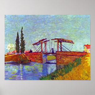 Poster Van Gogh - Le Pont Langlois à Arles