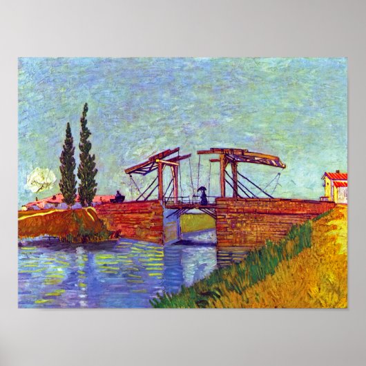 Poster Van Gogh - Le Pont Langlois À Arles (Devant)
