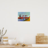 Poster Van Gogh - Le Pont Langlois À Arles (Cuisine)