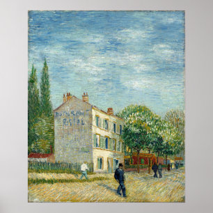 Poster Van Gogh - Le Restaurant Rispal à Asnières