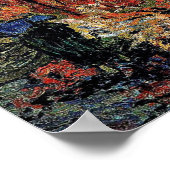 Poster Van Gogh - Le vignoble rouge (Coin)