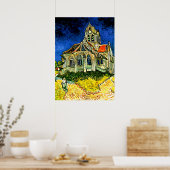 Poster Van Gogh - L'église d'Arles (Cuisine)