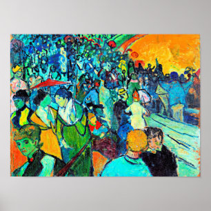 Poster Van Gogh - Les Arenes, célèbre peinture