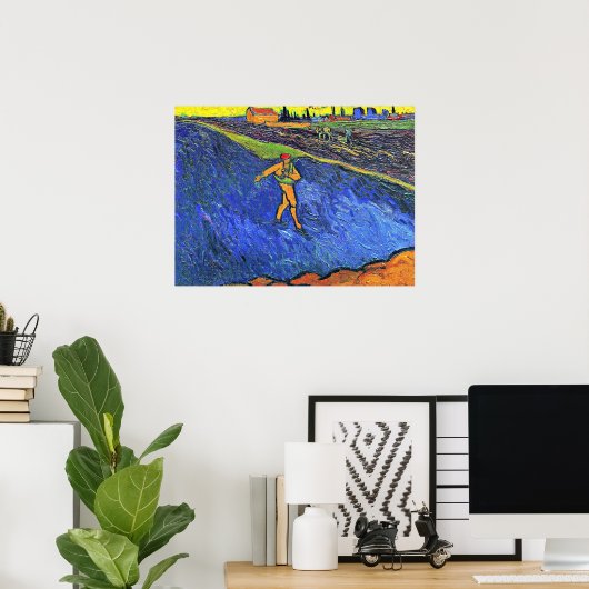 Poster Van Gogh - Les faubourgs d'Arles (Bureau à domicile)