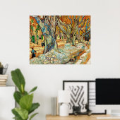 Poster Van Gogh - Les Grands Platanes (Bureau à domicile)