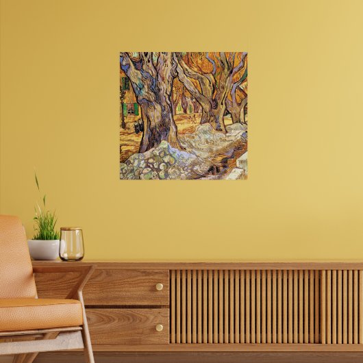 Poster Van Gogh - Les Grands Platanes, (Salon 2)