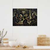 Poster Van Gogh - Les mangeurs de pommes de terre (Cuisine)