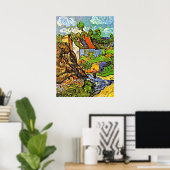 Poster Van Gogh - Maisons à Auvers (Bureau à domicile)