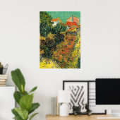 Poster Van Gogh - Mion ou Jardin derrière une maison (Bureau à domicile)