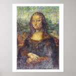 Poster Van Gogh Mona Lisa Art Imprimer<br><div class="desc">Si Vincent van Gogh avait peint Mona,  elle aurait pu ressembler à ça. Une Merche Mona Lisa Originale.</div>