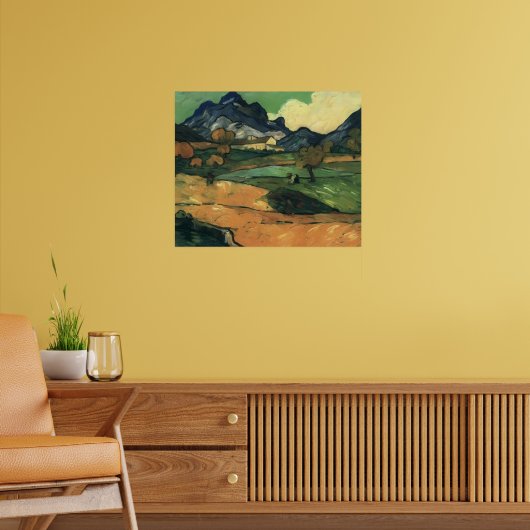 Poster Van Gogh - Mont Gaussier (Salon 2)