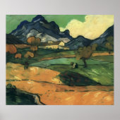 Poster Van Gogh - Mont Gaussier (Devant)