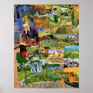 POSTER VAN GOGH MONTAGE POSTES DE MUR PERSONNALISABLES -