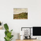 Poster Van Gogh - Montmartre Hill Avec Carrière (Bureau à domicile)