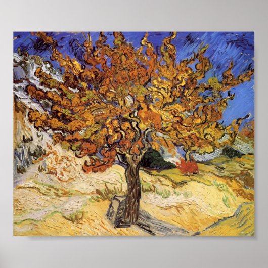 Poster Van Gogh - Mulberry Tree (Devant)