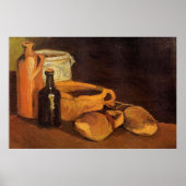 Poster Van Gogh - Nature morte avec des sabots et des pot (Devant)