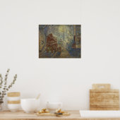 Poster Van Gogh - Nuit (D'après Millet) (Cuisine)