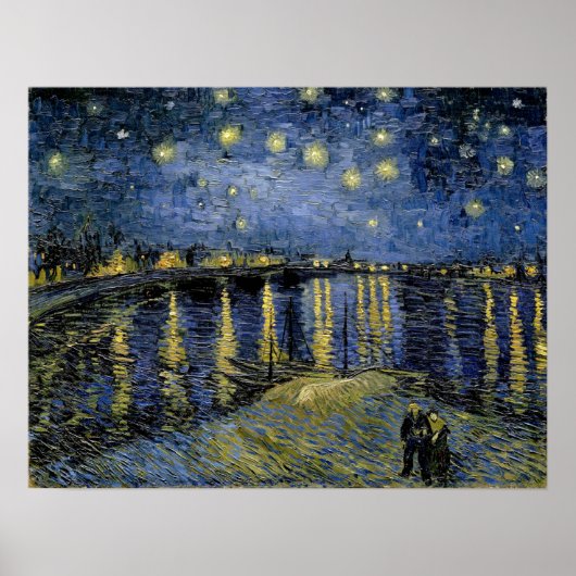 Poster Van Gogh - Nuit étoilée (Devant)