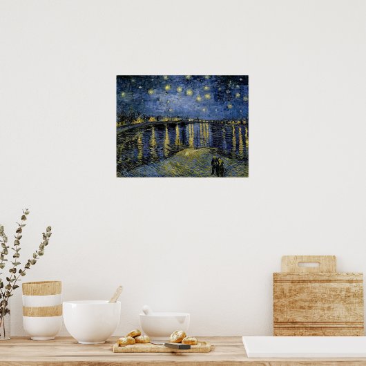 Poster Van Gogh - Nuit étoilée (Cuisine)