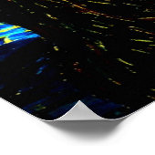 Poster Van Gogh : Nuit étoilée (Coin)