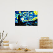 Poster Van Gogh - Nuit étoilée (Cuisine)