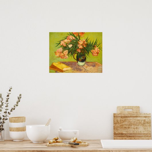 Poster Van Gogh Oleanders (Cuisine)