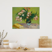 Poster Van Gogh Oleanders Pink Floral Still Life Art (Cuisine)