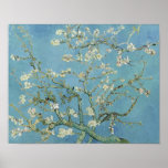 Poster Van Gogh Painage en fleurs aux amandes<br><div class="desc">Vincent Van Gogh (30 mars 1853 - 29 juillet 1890) était un peintre postimpressionniste hollandais influent. Ce tableau est en fleur d'amandes.</div>