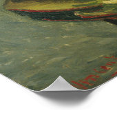 Poster Van Gogh - Panier avec violettes (Coin)