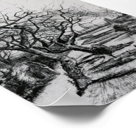 Poster Van Gogh - Parsonage Garden (Coin)