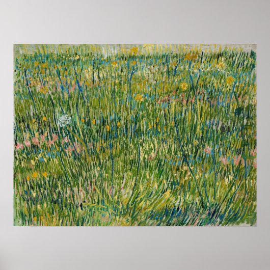 Poster Van Gogh - Patch D'Herbe (Devant)