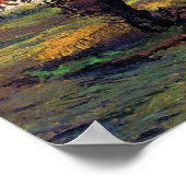 Poster Van Gogh - Paysage Automne Avec Quatre Arbres (Coin)