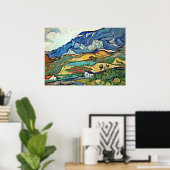 Poster Van Gogh - Paysage des Alpilles (Bureau à domicile)