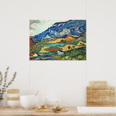 Poster Van Gogh - Paysage des Alpilles (Cuisine)