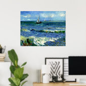 Poster Van Gogh - Paysage marin (Bureau à domicile)