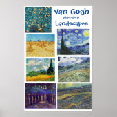 Poster Van Gogh, Paysages, (Devant)