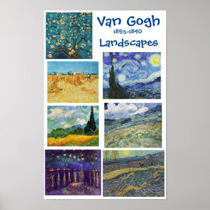 Poster Van Gogh, Paysages,
