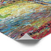 Poster Van Gogh - Peach Trees roses (Coin)