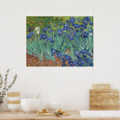 Poster Van Gogh Peinture classique Irises Floral Botaniqu (Cuisine)
