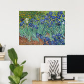 Poster Van Gogh Peinture classique Irises Floral Botaniqu (Bureau à domicile)