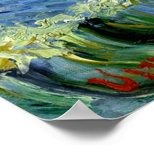 Poster Van Gogh peinture, Seascape, (Coin)