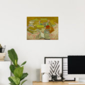 Poster Van Gogh - Piles de romans français (Bureau à domicile)