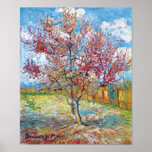 Poster Van Gogh - Pink Peach Trees