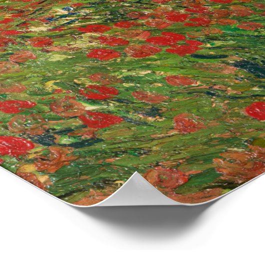 Poster Van Gogh - Poppy Field (Coin)