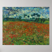 Poster Van Gogh - Poppy Field (Devant)