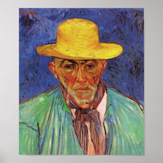 Poster Van Gogh - Portrait de Patience Escalier (Devant)