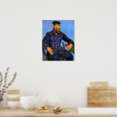 Poster Van Gogh, Portrait du facteur Joseph Roulin (Cuisine)