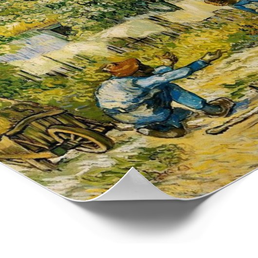Poster Van Gogh - Premiers pas (après Millet) (Coin)