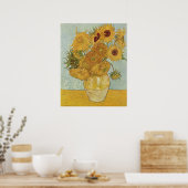 Poster Van Gogh Prints : Van Gogh Sunflowers (Cuisine)