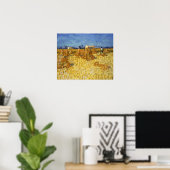 Poster Van Gogh - Récolte De Maïs En Provence (Bureau à domicile)